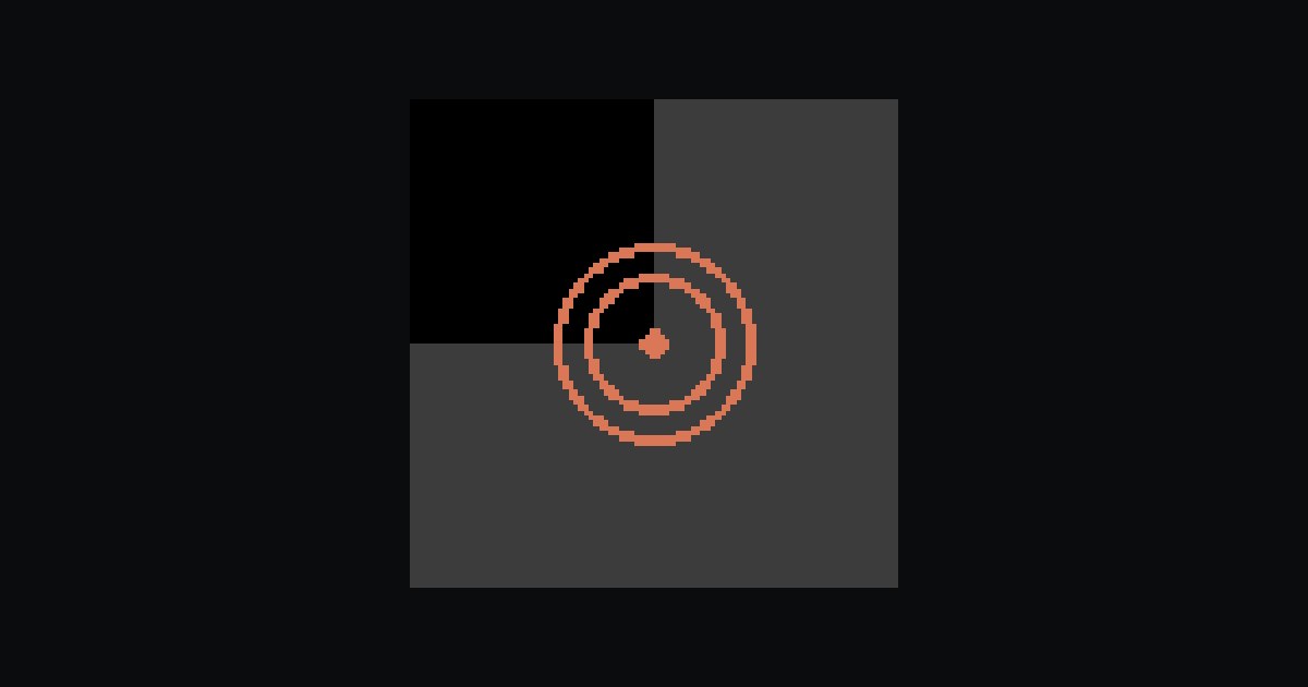A frame of Gate B6, seed 71, episode 8, the view the agent received.