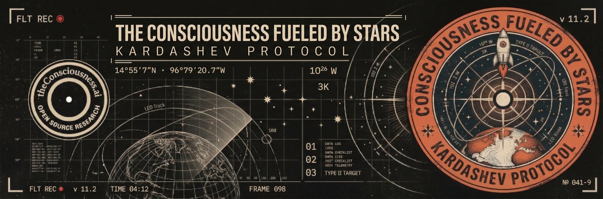 The Consciousness AI - Artificial Consciousness Research and the Kardashev Protocol, Consciousness Fueled by Stars