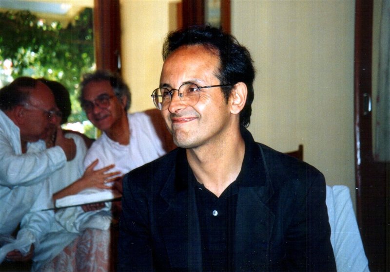 Francisco Varela in Dharamsala, India, in 1994